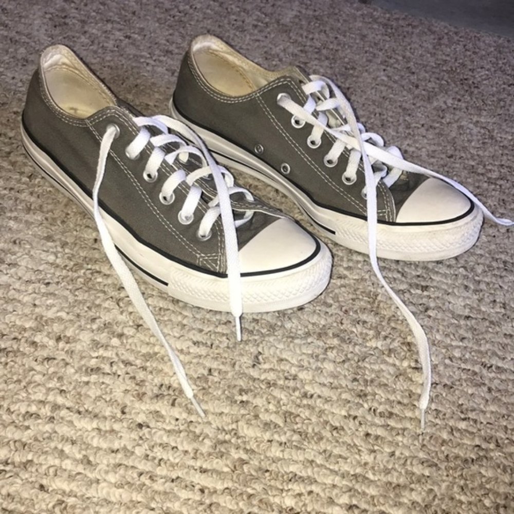 Converse Low Top Charcoal 9